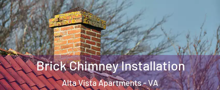 Brick Chimney Installation Alta Vista Apartments - VA