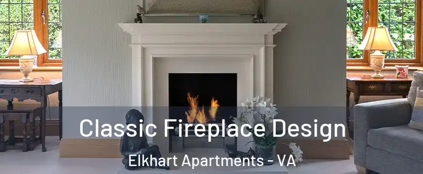 Classic Fireplace Design Elkhart Apartments - VA