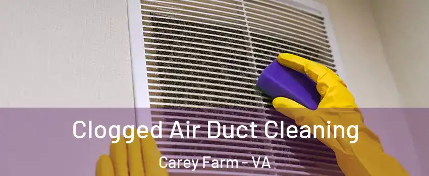 Clogged Air Duct Cleaning Carey Farm - VA