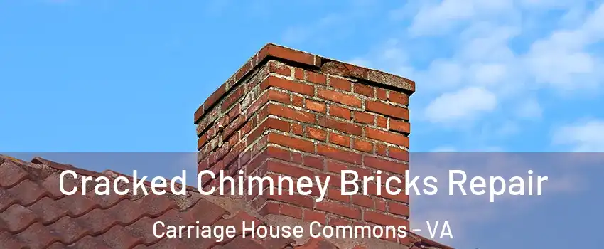 Cracked Chimney Bricks Repair Carriage House Commons - VA