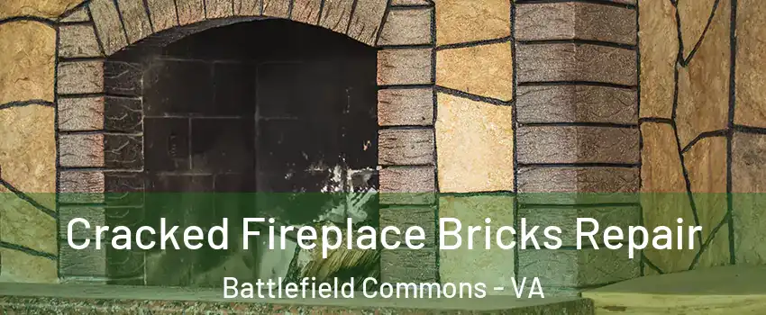 Cracked Fireplace Bricks Repair Battlefield Commons - VA