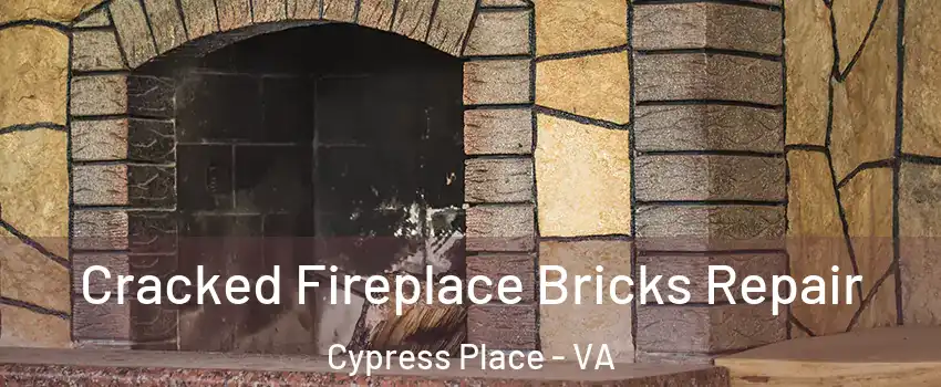 Cracked Fireplace Bricks Repair Cypress Place - VA