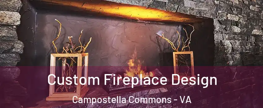 Custom Fireplace Design Campostella Commons - VA