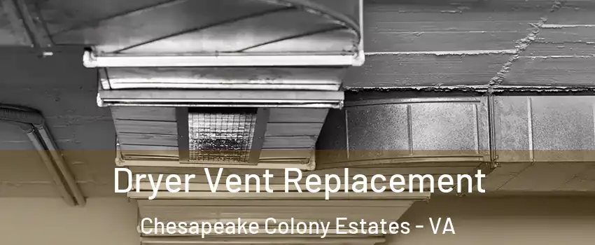 Dryer Vent Replacement Chesapeake Colony Estates - VA