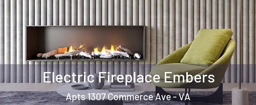 Electric Fireplace Embers Apts 1307 Commerce Ave - VA