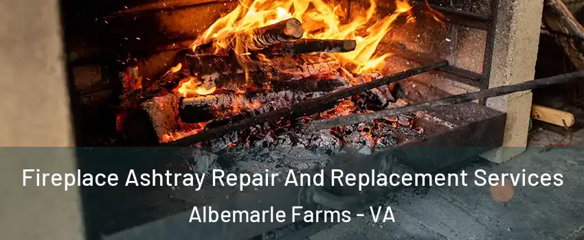 Fireplace Ashtray Repair And Replacement Services Albemarle Farms - VA