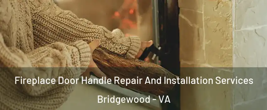 Fireplace Door Handle Repair And Installation Services Bridgewood - VA