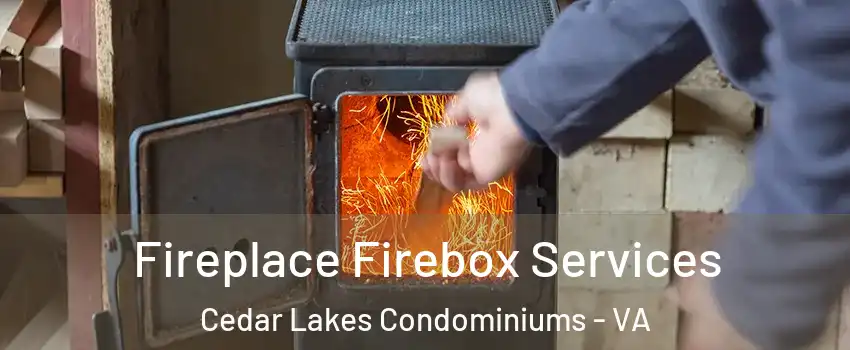 Fireplace Firebox Services Cedar Lakes Condominiums - VA