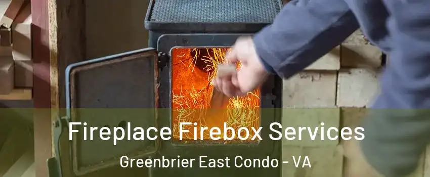 Fireplace Firebox Services Greenbrier East Condo - VA