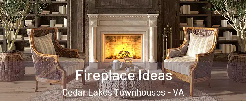 Fireplace Ideas Cedar Lakes Townhouses - VA