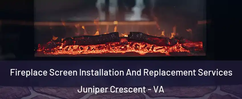 Fireplace Screen Installation And Replacement Services Juniper Crescent - VA