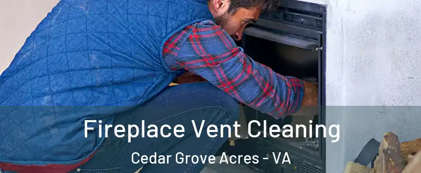 Fireplace Vent Cleaning Cedar Grove Acres - VA