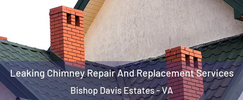 Leaking Chimney Repair And Replacement Services Bishop Davis Estates - VA