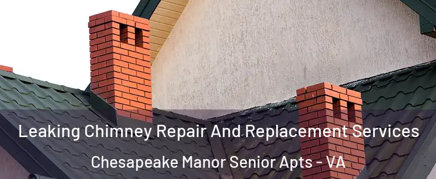 Leaking Chimney Repair And Replacement Services Chesapeake Manor Senior Apts - VA