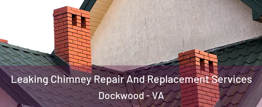 Leaking Chimney Repair And Replacement Services Dockwood - VA