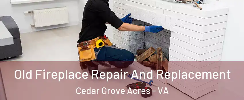 Old Fireplace Repair And Replacement Cedar Grove Acres - VA