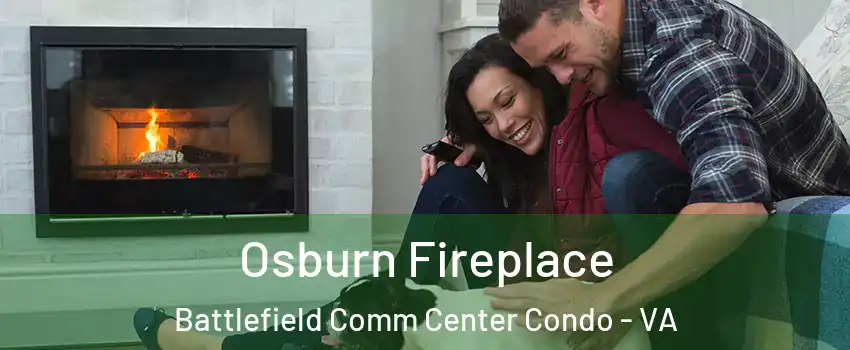 Osburn Fireplace Battlefield Comm Center Condo - VA