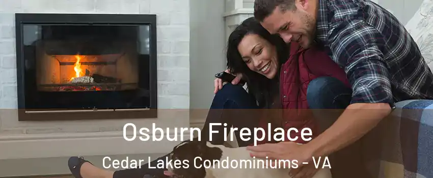 Osburn Fireplace Cedar Lakes Condominiums - VA