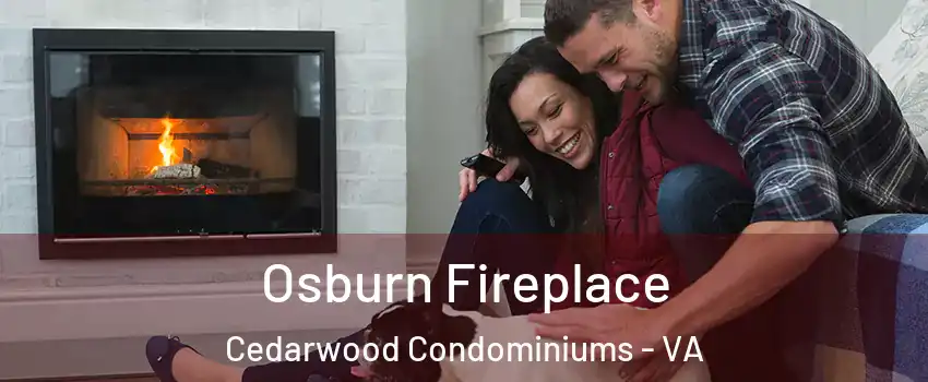 Osburn Fireplace Cedarwood Condominiums - VA