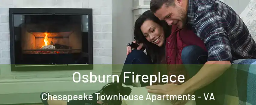 Osburn Fireplace Chesapeake Townhouse Apartments - VA