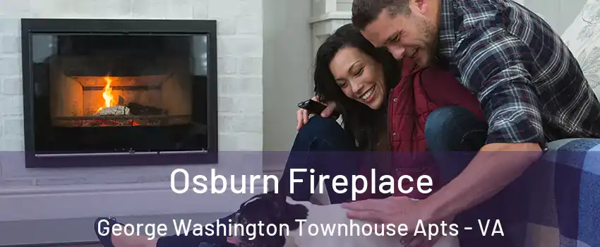 Osburn Fireplace George Washington Townhouse Apts - VA