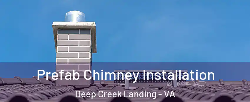 Prefab Chimney Installation Deep Creek Landing - VA