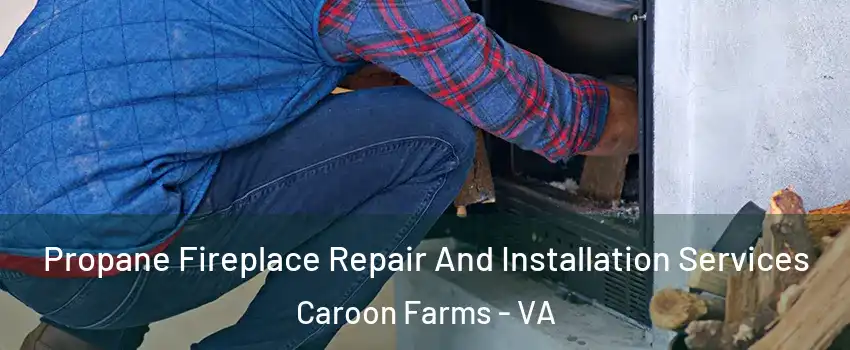 Propane Fireplace Repair And Installation Services Caroon Farms - VA