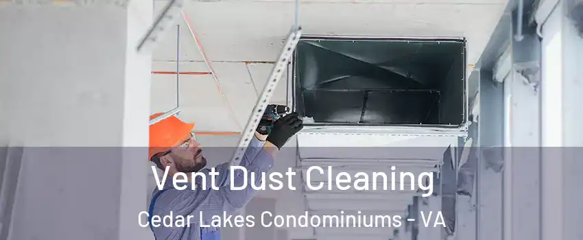 Vent Dust Cleaning Cedar Lakes Condominiums - VA